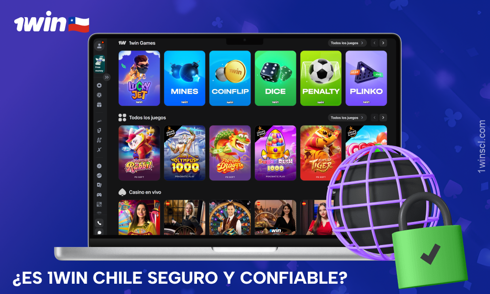 1win Chile es una plataforma segura con licencia para juegos de casino y apuestas deportivas
